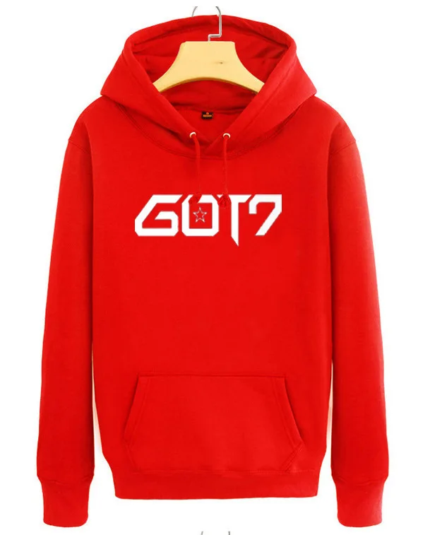 New 2015 Women Hoodies Pullover KPOP GOT7 Sweatshirts Fleece Jackets S-XXL | Женская одежда