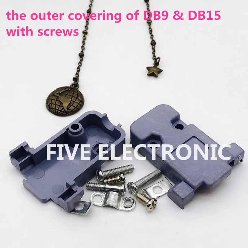 DB9 MINI Gender Changer промышленный соединитель (позолоченные клеммы) RS232 коннектор и DB15