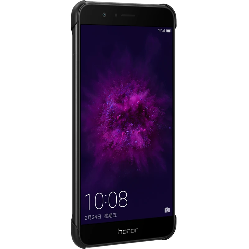 Официальный huawei honor 8 Pro Чехол жесткая задняя крышка из ПК Магнитный проводящий навигационный держатель чехол для телефона для honor v9