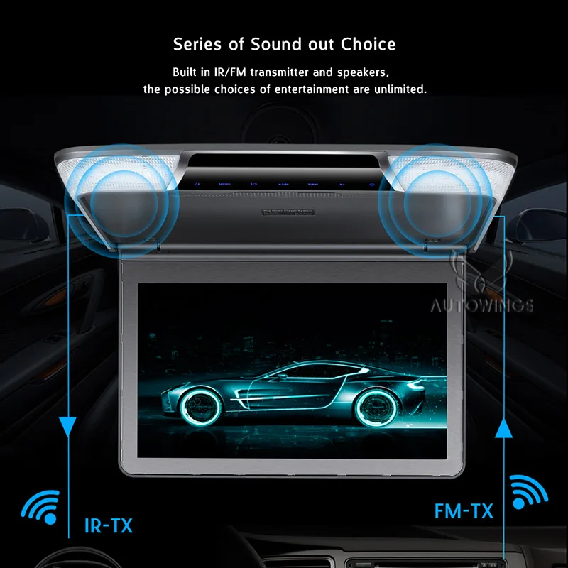 Flash Deal 11.6 inch Full HD 1920*1080 TFT Car Monitor Roof Mounted Overhead for Car Flip Down Monitor-Set Video Player Display USB SD HDMI 12 Flash Deal 11.6 inch Full HD 1920*1080 TFT Car Monitor Roof Mounted Overhead for Car Flip Down Monitor-Set Video Player Display USB SD HDMI 12