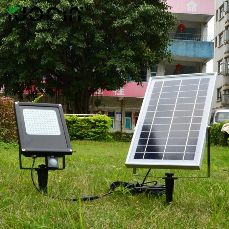 Lámpara LED Sensor de movimiento jardín, reflector de emergencia para exteriores, impermeable IP65, 20W, 12 Uds. - AliExpress