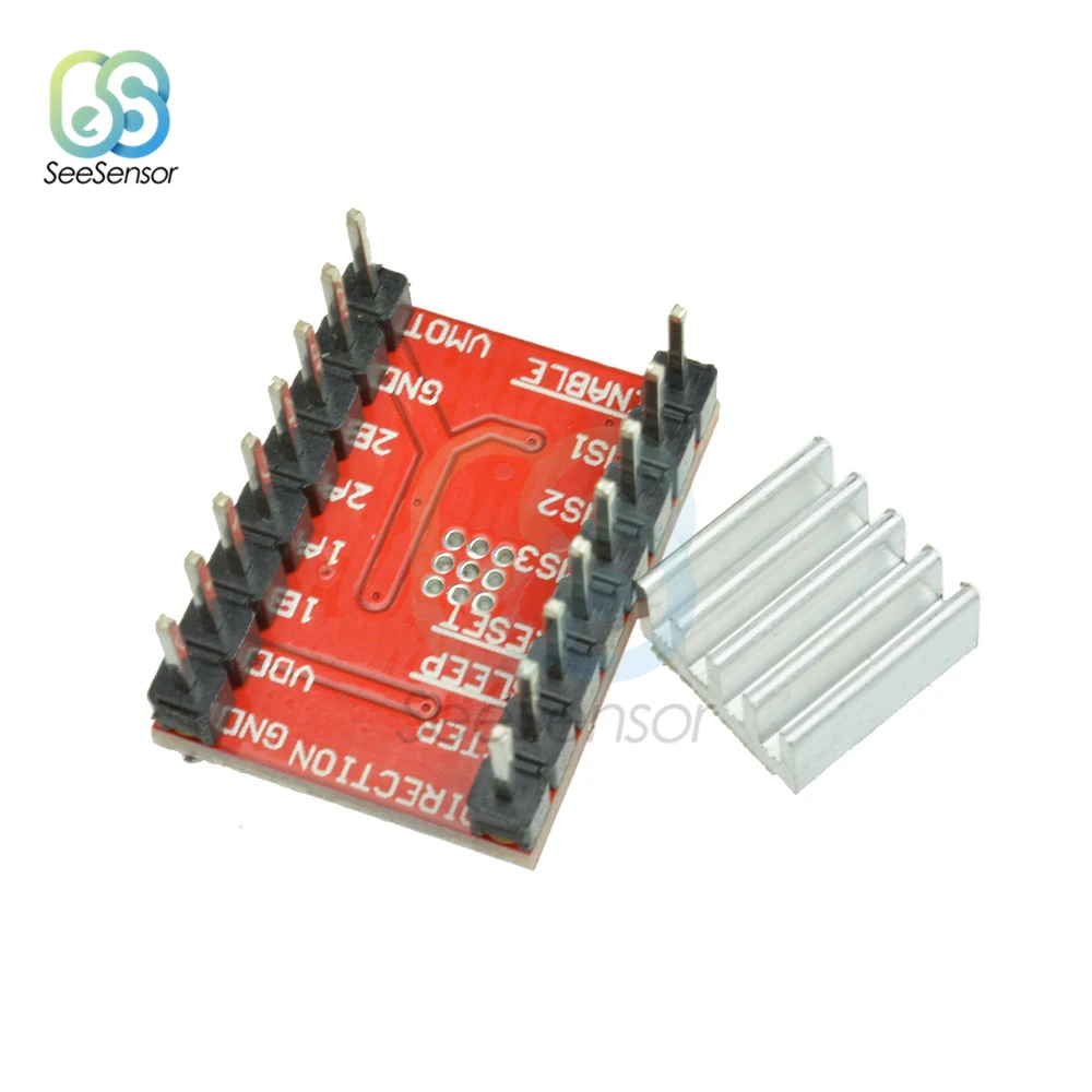 Запчасти для 3D принтера StepStick A4988 DRV8825 шаговый двигатель драйвер модуль с