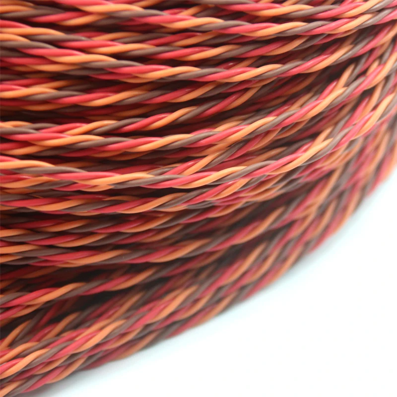 

OliYin DIY JR Color 26# 26AWG Servo Extension Cable Twisted Wire 30 Meters without Connector for RC Model