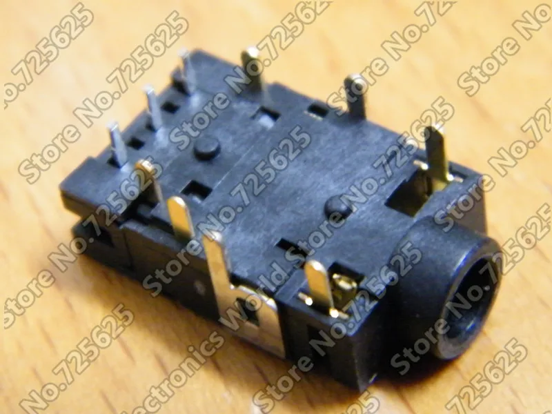 Free shipping 10 Pcs new Notebook audio connector headphone jack laptop Audio Jack for ASUS Acer HP Toshiba etc 