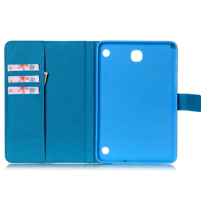 For Samsung Galaxy Tab A 8.0 T350 T355 SM-T355 8'' Case Fashion Cartoon PU Leather Wallet Flip Stand Tablet Covers Cases 8 Inch  (10)