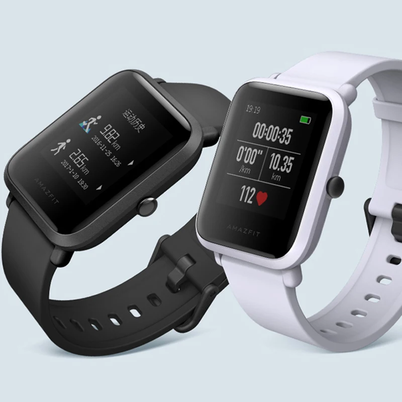 Английское издание Huami Amazfit Смарт часы smartwatch Bip бит лицо gps фитнес Такер Пульс IP68