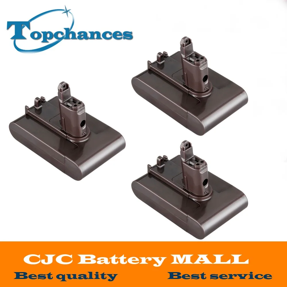 

3PCS High quality Newest Replacement Power Tool Battery 22.2V 2.0Ah 2000mah Li-ion Type B for Dyson DC31 / DC34/DC35/DC44 /DC 45