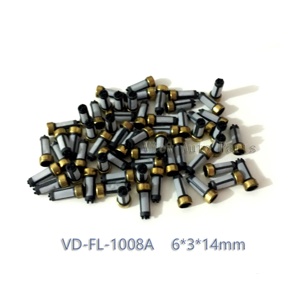 

200pcs WholesaleMotorcycle Fuel Injector filter Micro Basket Filter top quality Size: 6*3*14mm VD-FL-1008A