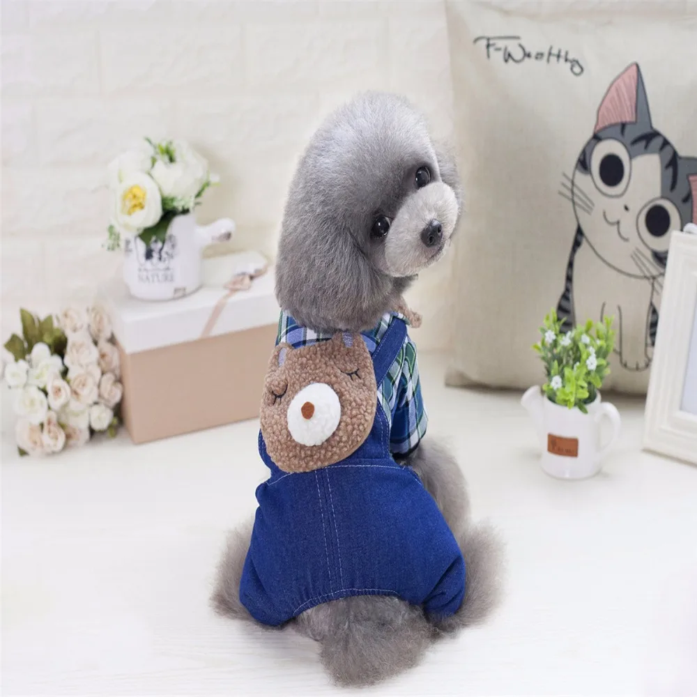 Y88_New_Coming_Winter_Pet_dog_4_legs_clothes_Sleeping_Bear_Style_Denim_pants_Coat_for_puppy_small_dog_S_XXL_size_Teddy_ (8)