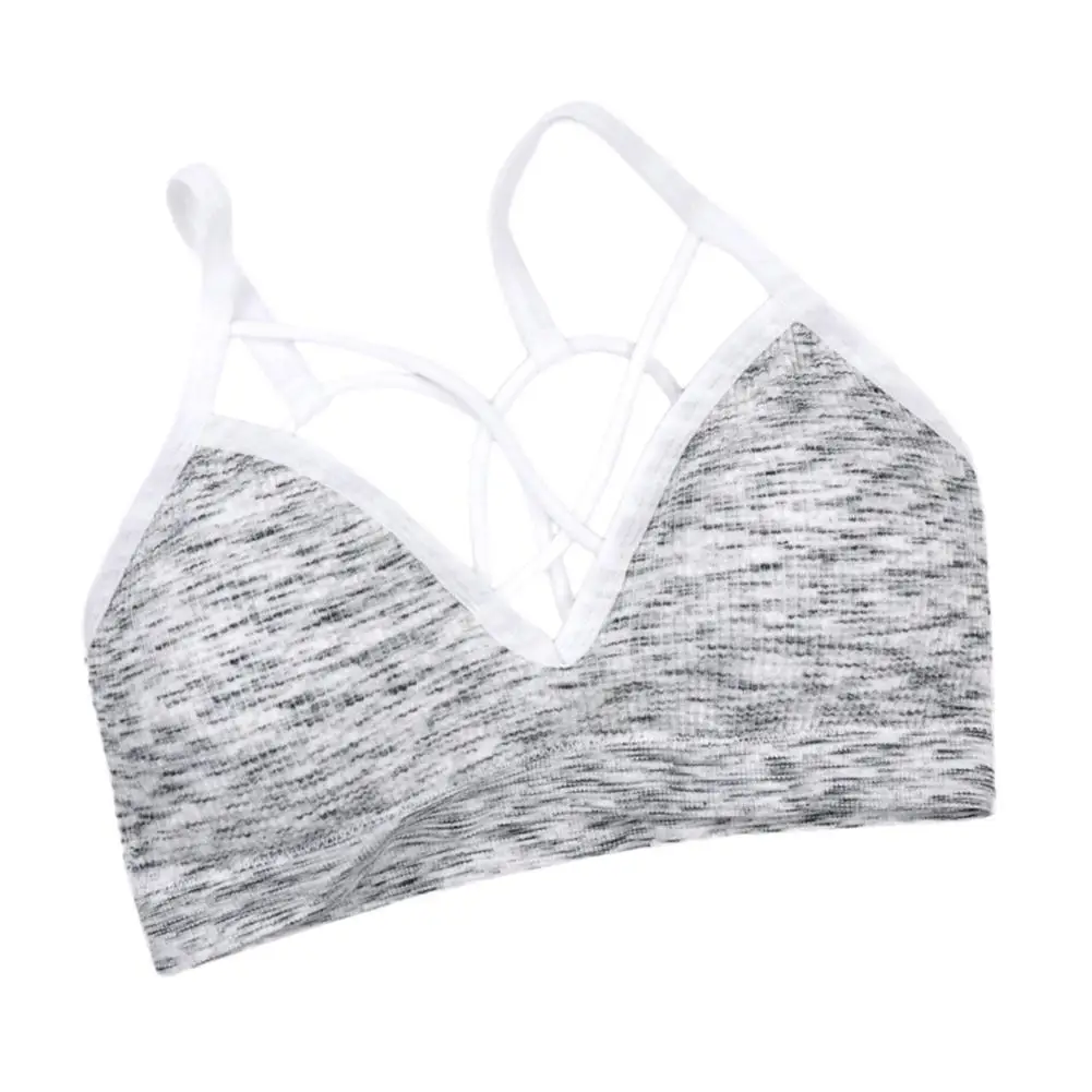 Women Yoga Padded Sport Shirt Women Shockproof Sports Bras Breathable Athletic Fitness Running Vest Skin-friendly Tops Gym Shirt