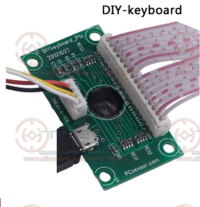 

DIY Keyboard PCB 14 keys Computer Keyboard to Jamma USB adapter Custom Buttons Settings USB Encoder with Wires Cable for PC Game