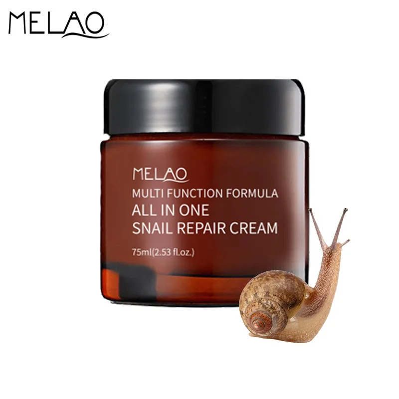 

MELAO 75g Snail Face Cream Whitening Moisturizing Anti-aging Repair Moisturizing to Fine Lines Oil Control Repair Cream S