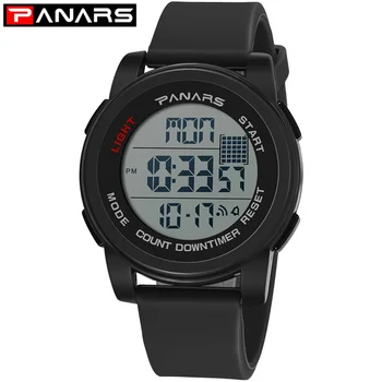 

PANARS Sport Watch Mens Diving Digital Watch Sport Fitness Watches Men Waterproof Wristwatch Swimming Digital Watch Alarm Clock