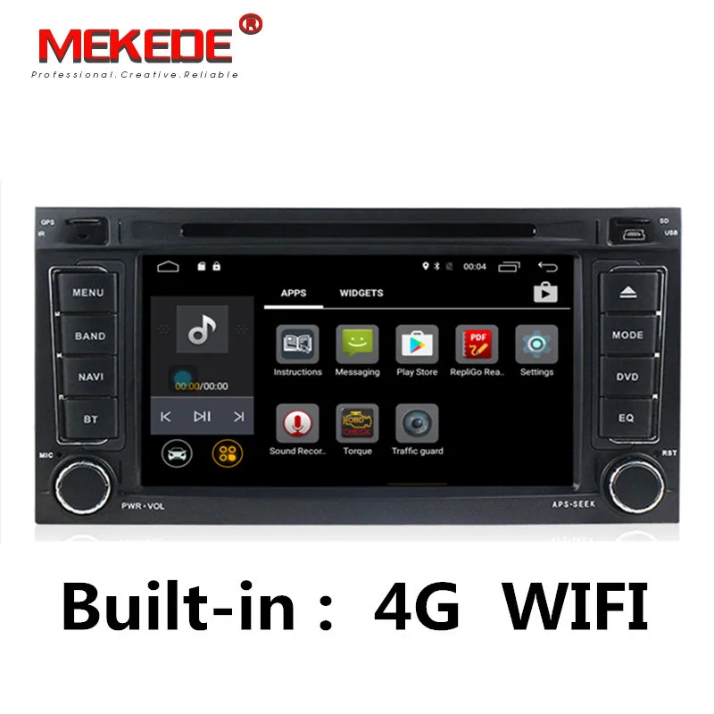 Бесплатная доставка! 2Din Android 7 1 автомобильный DVD радио плеер Touareg для VW 2004 2010 T5 GPS