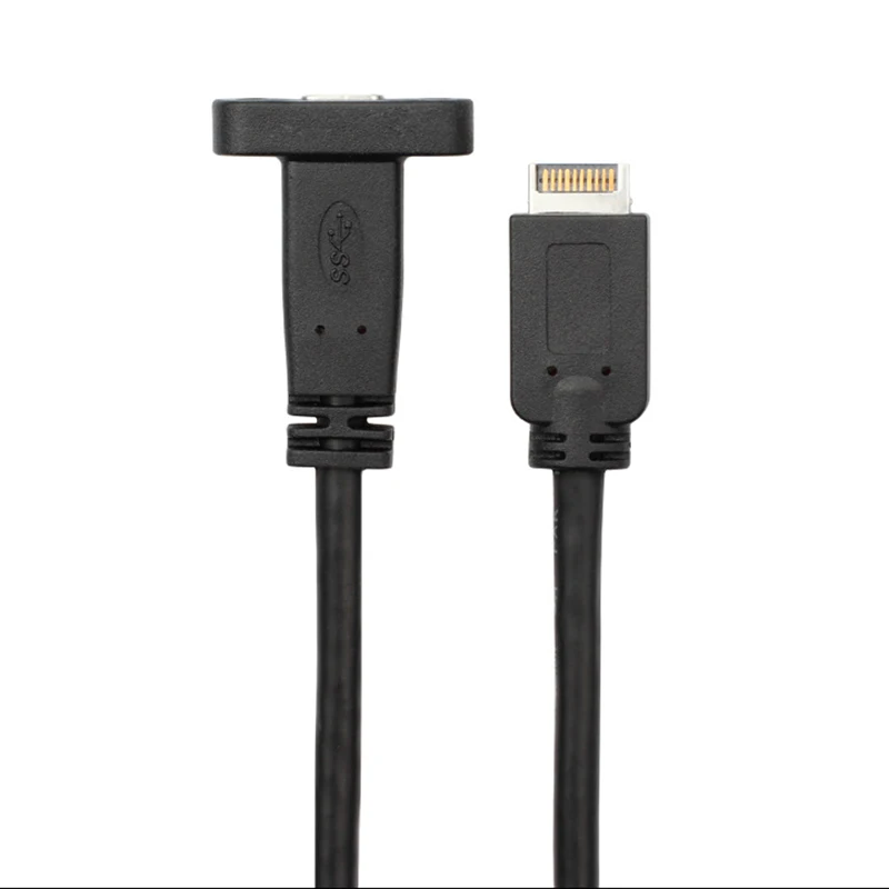 Usb3.1 Usb 3 1 удлинитель передней панели Type E для C с винт крепления панели.|Кабели