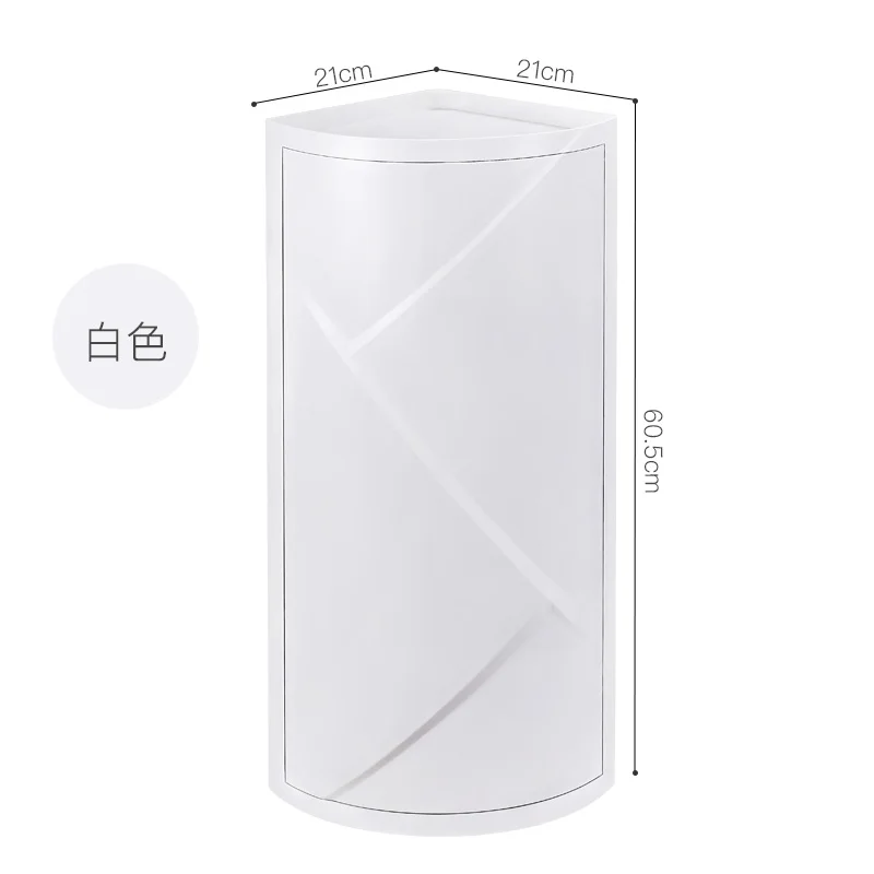  Large Size Three layer Rotating Bathroom Storage Rack Corner Shower Organizer For Cosmetics Paper T - 33016219163