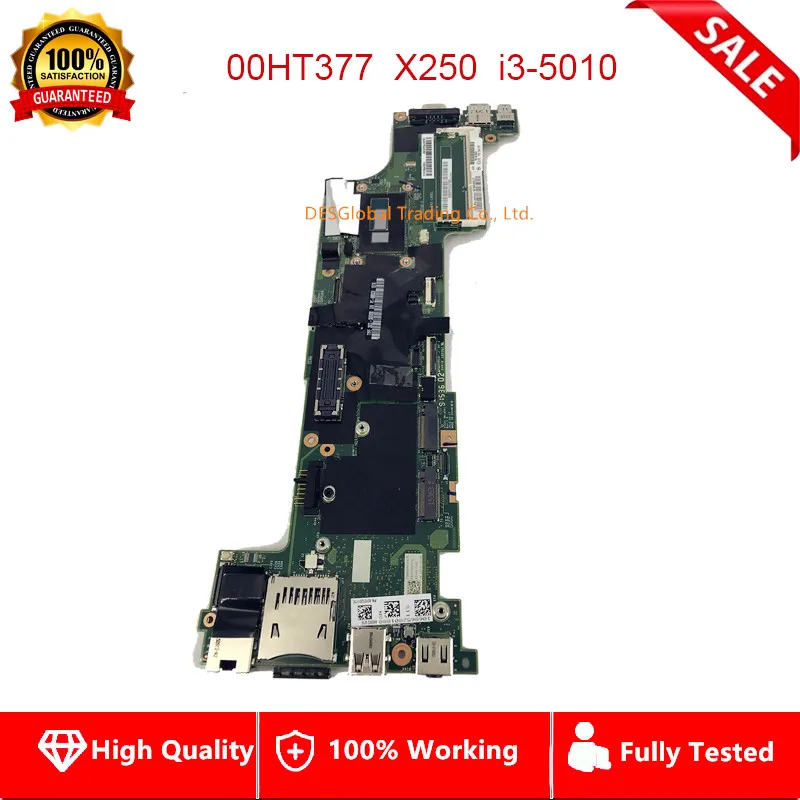 

00HT377 Mainboard For Lenovo Thinkpad X250 Laptop Motherboard with i3-5010 CPU 100% Working Fully Tested