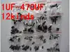 120pcs 1set of 120pcs 12 values 0.22UF-470UF Aluminum electrolytic capacitor assortment kit set pack Free shipping ► Photo 2/2