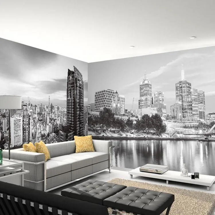 Télécharger gratuitement Images Noir Et Blanc 5d Papel Peintures Murales New York Ville 3d Photo le plus cool par