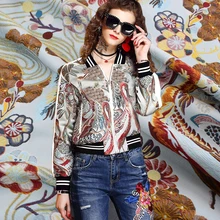 Европейская мода крановая Пряжа-окрашенная жаккардовая ткань для пальто cheongsam пэчворк tissu au metre tecido tissus telidos