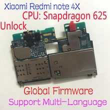 Глобальная прошивка оригинальная разблокировка Xiaomi redmi note 4X note 4 глобальная версия Snapdragon 625 материнская плата гибкий кабель