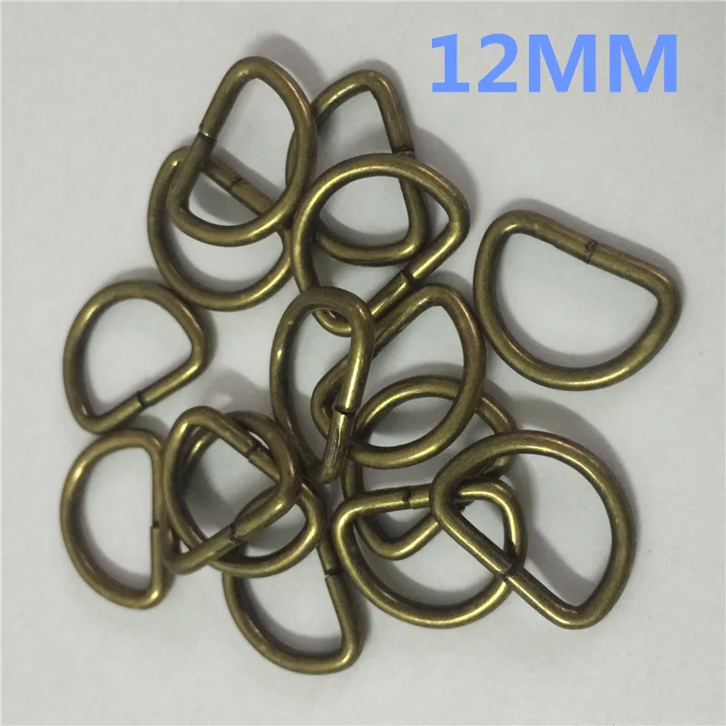 2018 20pcs Vintage Metal D ring buckles garment clothes DIY Needlework
