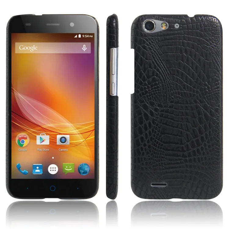 

Phone Case for ZTE Blade V6 D6 Crocodile Pattern Skin Vintage Leather Cover For ZTE X7 Z7 Universal Coque Fundas Capa