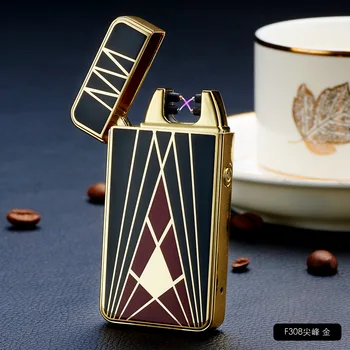 

2pcs/lot Cool 2017 select USB plasma lighter encendedor 2017 isqueiro smoke cigarette tool windproof Lighter gadgets for men