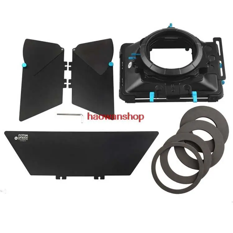 

Fotga DP3000 m2 MatteBox w/ rotatable filter tray Donut for 15mm Rod Rig CANON 5D II III 7D