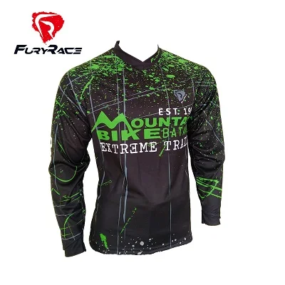 Fury Racing, новинка, для мужчин, MTB MX DH, для горного велосипеда, Джерси, для горного велосипеда, для мотокросса, для езды на мотоцикле, для велоспорта, майки, одежда - Цвет: FRJ0004