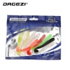 DAGEZI – lot d'appâts artificiels souples pour la pêche à la mouche, set de leurres pour attraper des poissons, avec tête et queue, Swimbaits, 7cm, 2g, 10 pièces ► Photo 1/5