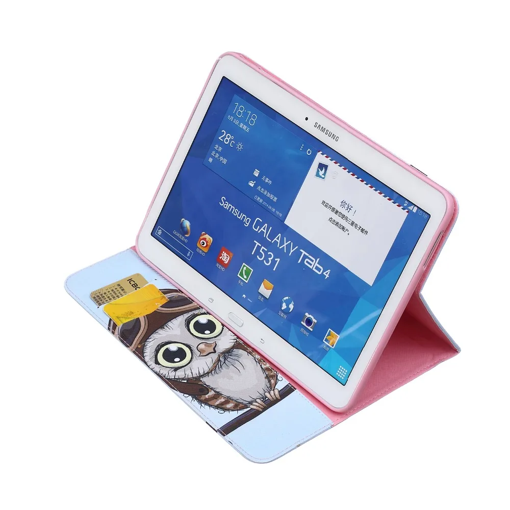 Чехол для планшета Samsung Tab4 T530 T531 T535 10 1 дюймовый цветной кожаный защитный чехол с