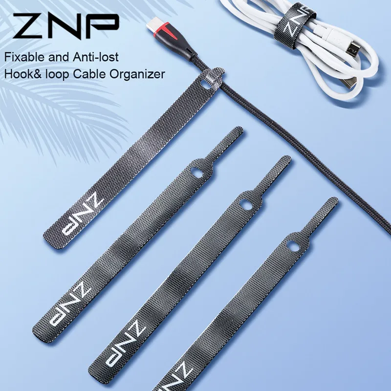 

ZNP Cable Organizer Wire Winder Cable Holder 14cm For Mouse Cord Earphone HDMI Aux USB Cable Management Wire Cable Protector