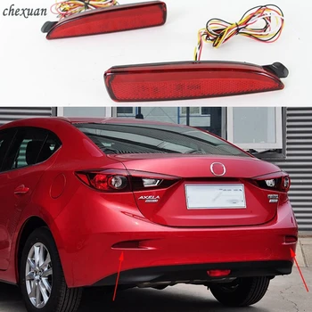 

CSCSNL 1set For Mazda 3 Axela 2014 2015 2016 Car LED Tail Light Bumper Rear Light Brake Lamp Turn Signal Light warning Light