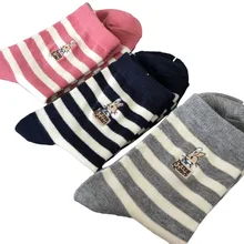 Японские хлопковые носки в полоску для девочек; Botines Mujer; Skarpetki Damskie; носки с изображением животных; Кролик Питер; Meias Kawaii