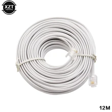 Telefone celular 30m/15m/12m/9m/6m/3m rj11 6p4c conector do cabo de extensão, venda quente