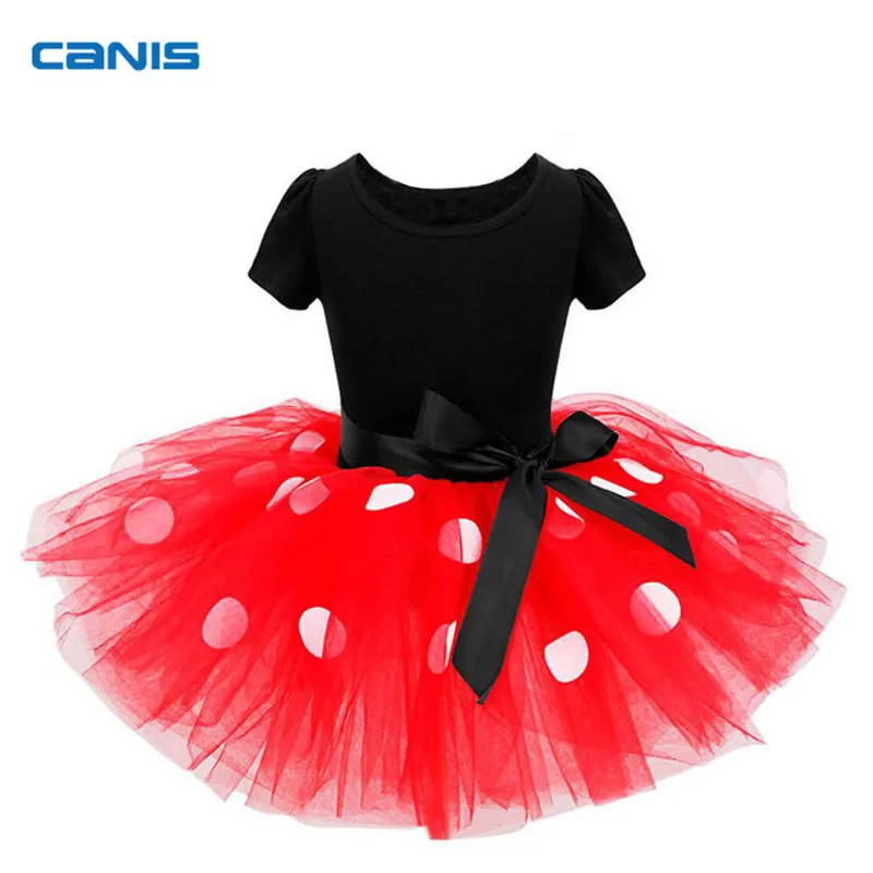 Toddler Baby Kids Girls Cartoon Minnie Cosplay Tulle Tutu Dresses Children Casual Mesh Ball Gown Dot Short Sleeve Mini Dress Toddler Baby Kids Girls Cartoon Minnie Cosplay Tulle Tutu Dresses Children Casual Mesh Ball Gown Dot Short Sleeve Mini Dress