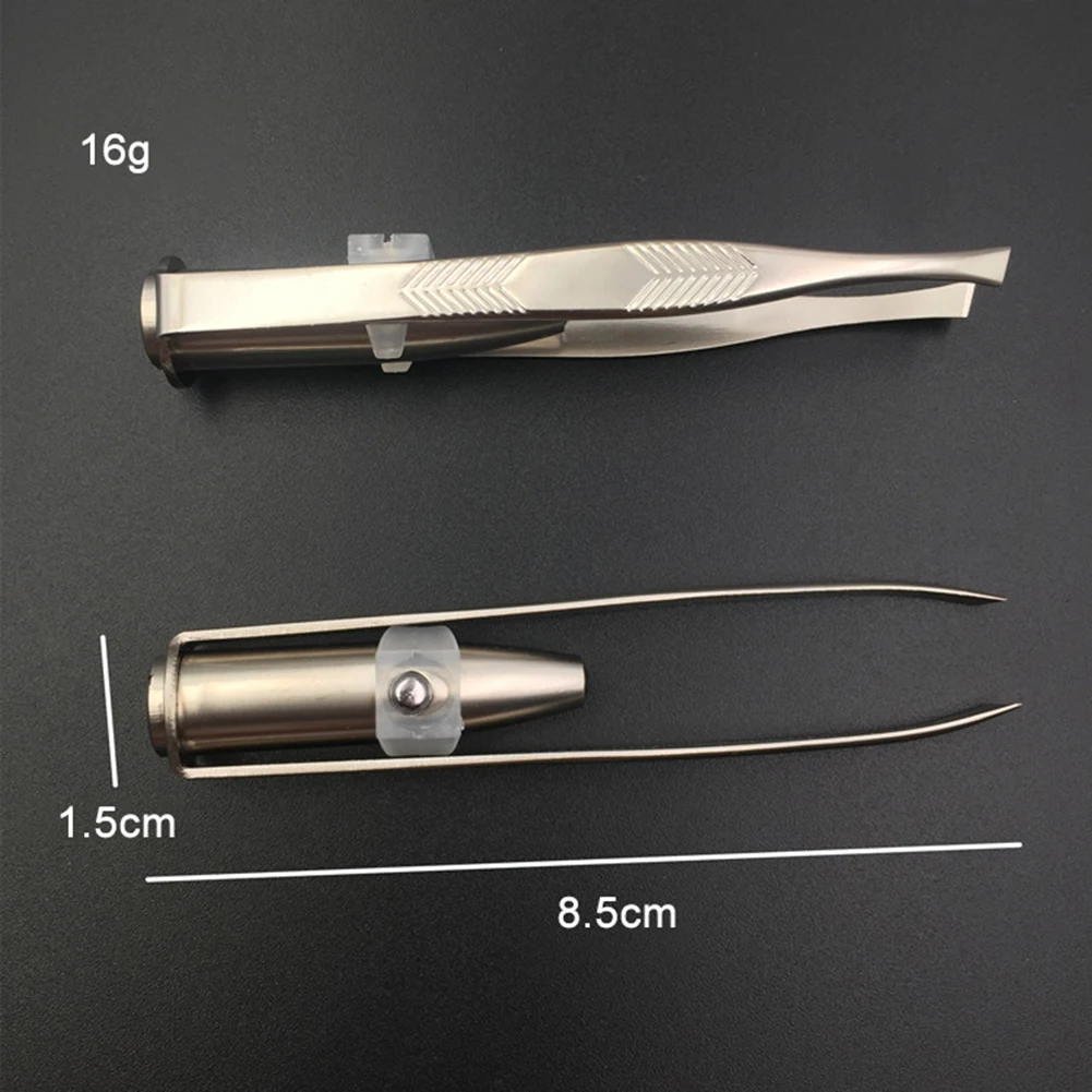 Новинка 1 шт. светодиодный Пинцет для ресниц и бровей глаза инструменты для удаления волос из нержавеющей стали для бровей Пинцет Pinzette Красота 40