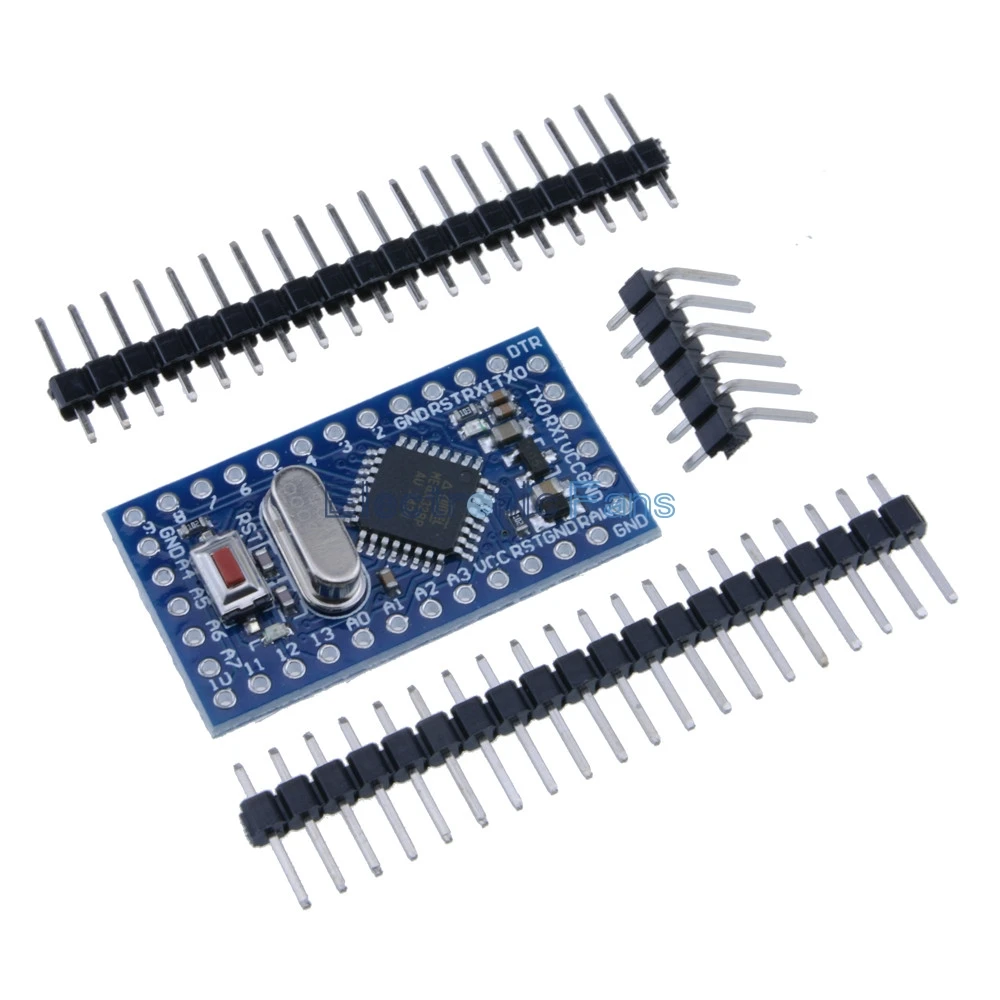 10 шт./лот Pro Mini atmega328 Мини ATMEGA328P 5 в 16 МГц модуль с кристаллическим осциллятором булавки заменить ATMEGA128 для Arduino Nano