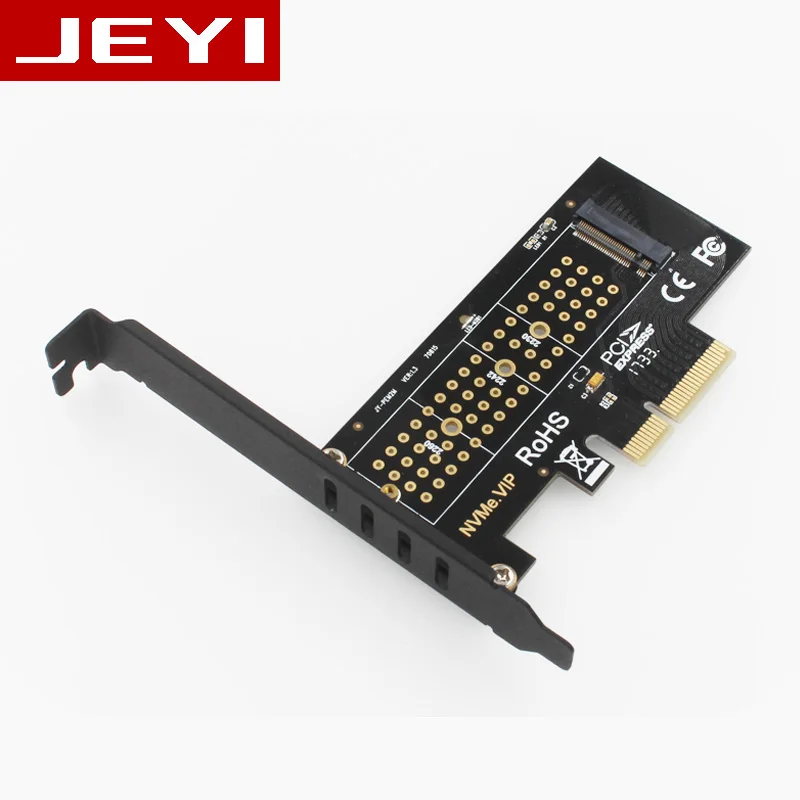 JEYI SK4 Pro M.2 NVMe SSD NGFF к PCIE X4 адаптер M ключ интерфейсная карта Suppor PCI Express 3,0x4 2230-2280 Размер m.2 полная скорость