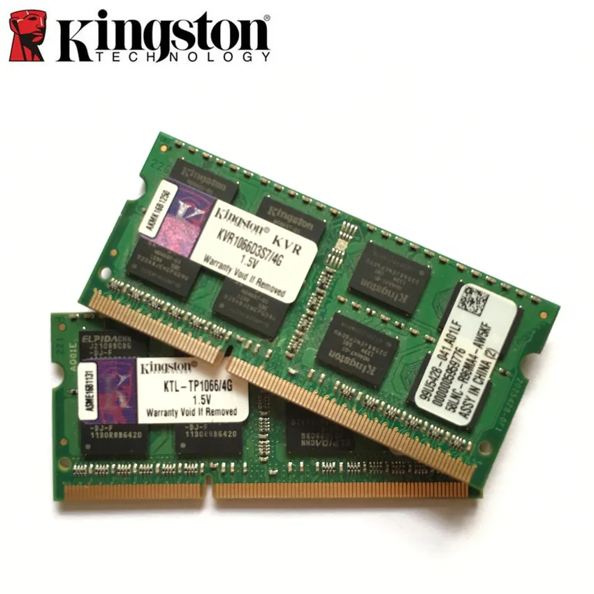 

Kingston Laptop Memory DDR3 4GB PC3 1066Mhz 4G PC3 8500S 1066MHZ Notebook Module SODIMM RAM