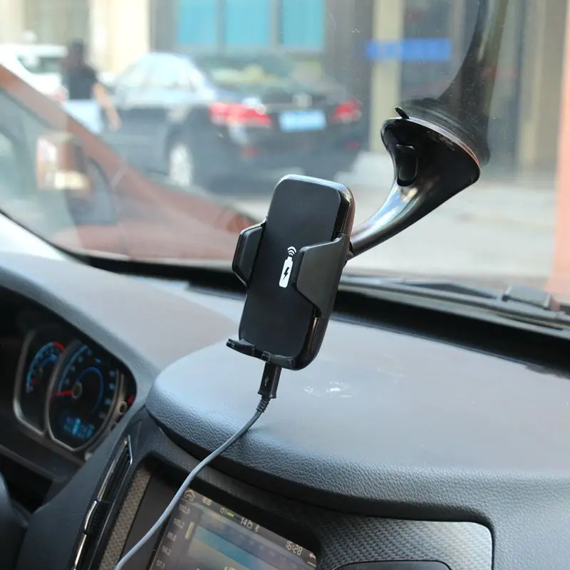XMXCZKJ автомобильный держатель Быстрое беспроводное автомобильное зарядное устройство на присоске 2 в 1 Беспроводное зарядное устройство Держатель для мобильного телефона для iPhone X 8 8Plus