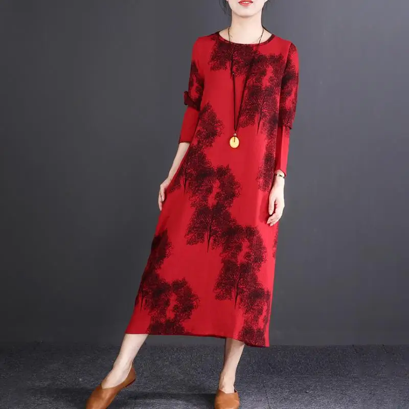 Midi_Retro_Round_Neck_Linen_Cotton_Autumn_Dress_red_1_1024x1024