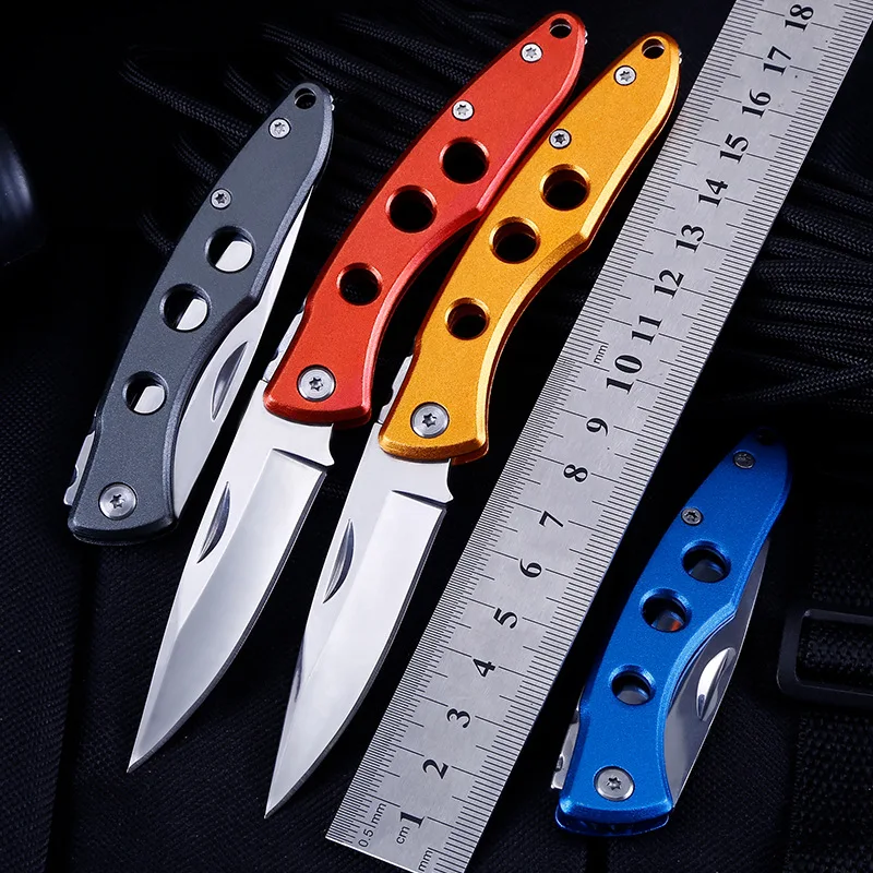 

Portable Knife Fold Camping Tactical Folding Pocket Ring Outdoor Tools Hunting Edc Stainless Key Survival Real Rushed