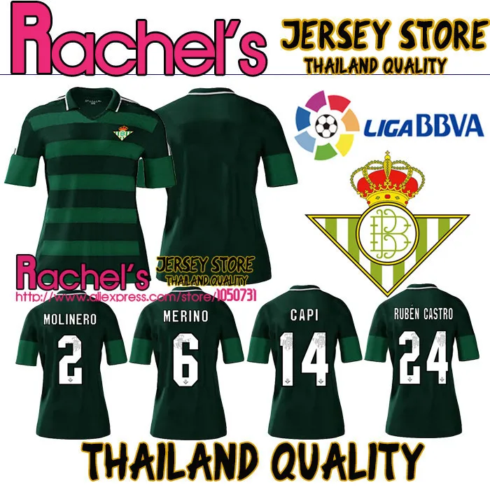 Best thai quality New Real Betis soccer jersey Real Betis MOLINERO NERINO CAPI RUBEN 24 jersey Free shipping _ - AliExpress Mobile