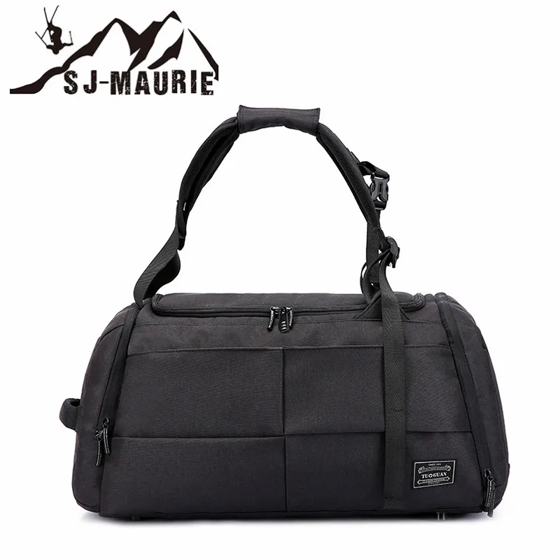 Черный цвет Mochila Gimnasio Hombre, спортивная сумка для тренировок, фитнеса, тренажерного зала, с отделением для обуви, для путешествий, сумка-тоут, рюкзак - Цвет: Черный цвет