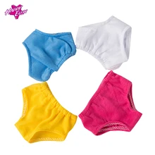2 pcs Doll Clothes 4color small underpants Baby Born underwear 18 inch doll accessories American Girl Doll Clothes