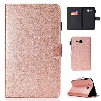 

Leather Case For Samsung Galaxy Tab 7.0 2016 SM-T280 T280 Cover Fundas Tablet Fashion Loose powder series Skin Flip Stand Shell