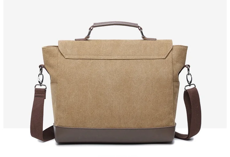 Новая сумка для ноутбука холщовый мешок деловой портфель Мужская наплечная сумка-мессенджер сумка мужская женская сумка дорожная сумка