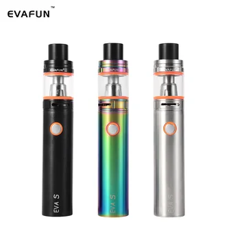 

EVA S Starter Kit Electronic Cigarette 2400mAh Battery 5ml Top Fill V8 Big Baby Tank Atomizer Vape Pen Kit Stick V8 Vaporizer